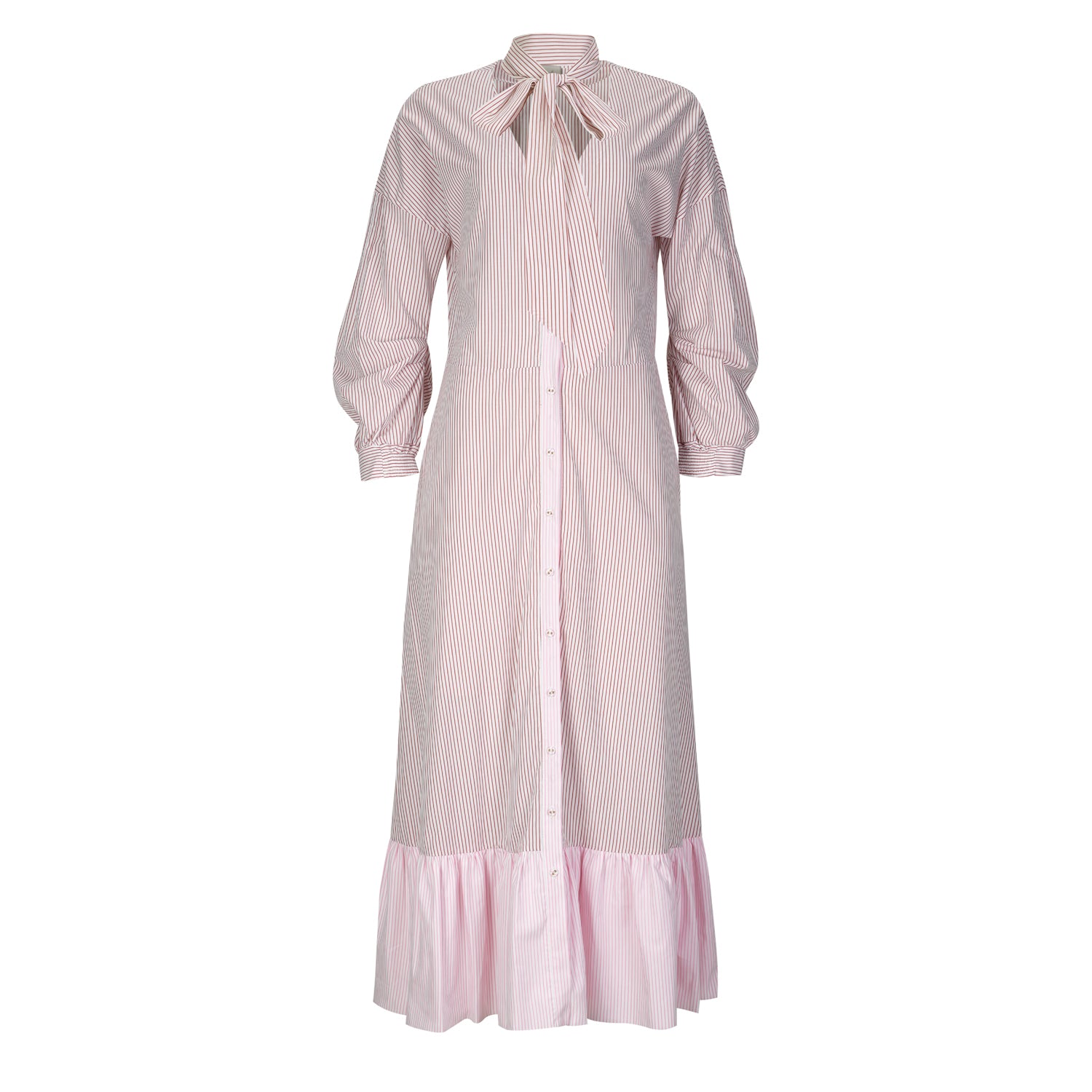 Balloon Sleeves Cotton Dress ANT - Woman Collection Balloon Sleeves Cotton Dress ANT - Woman Collection
