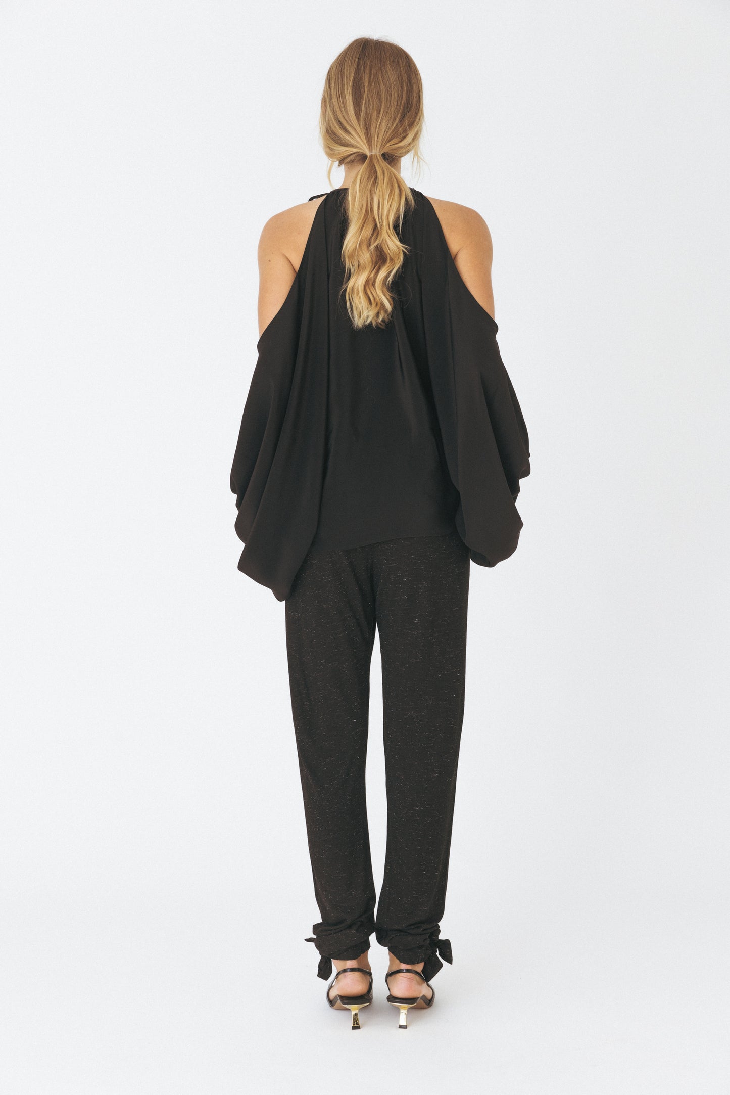 Metallic Knit Pants