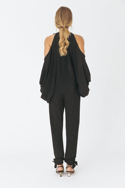 Metallic Knit Pants