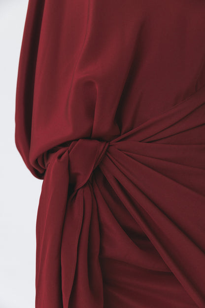 Vestido Midi Seda Multicolorido